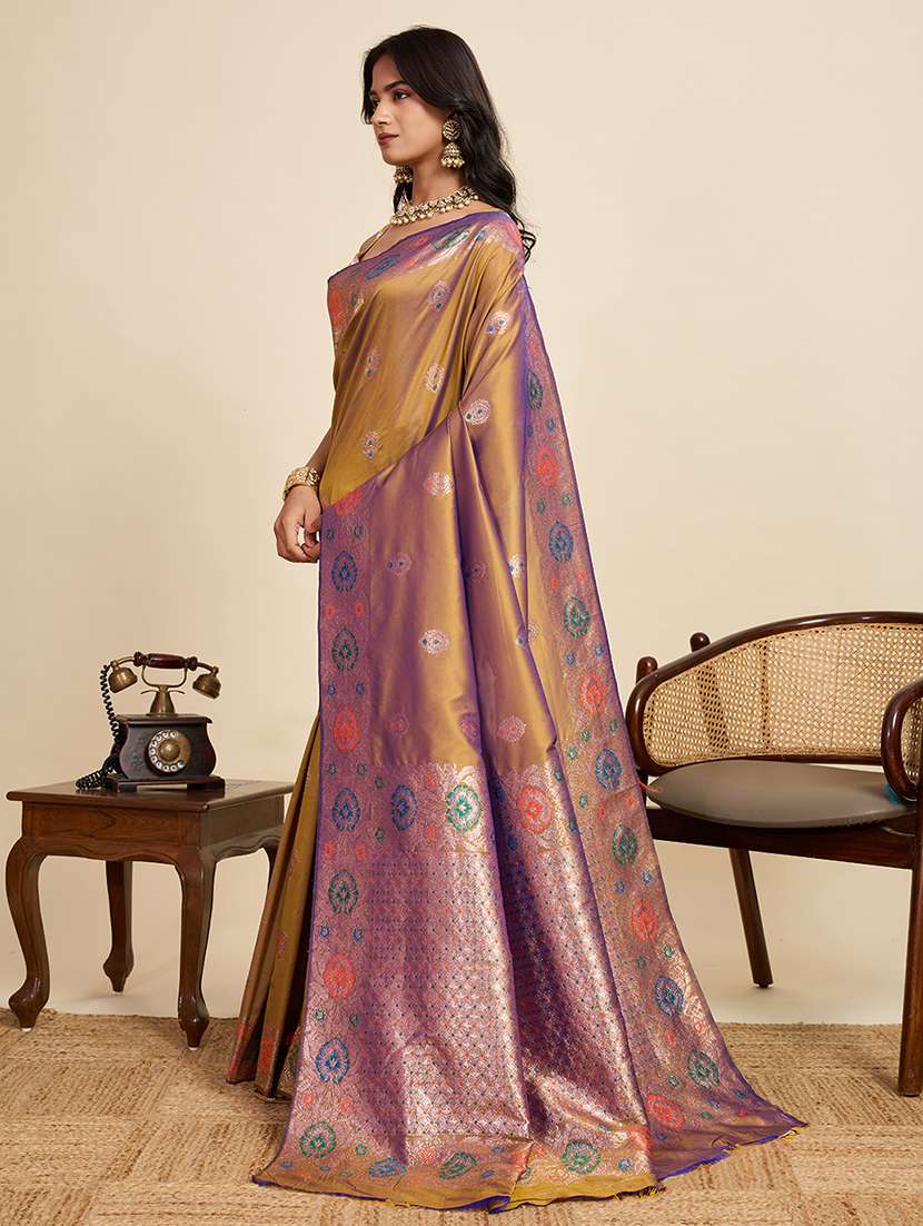 women self design banarasi saree with blouse - 22082205 - Standard Image - 2