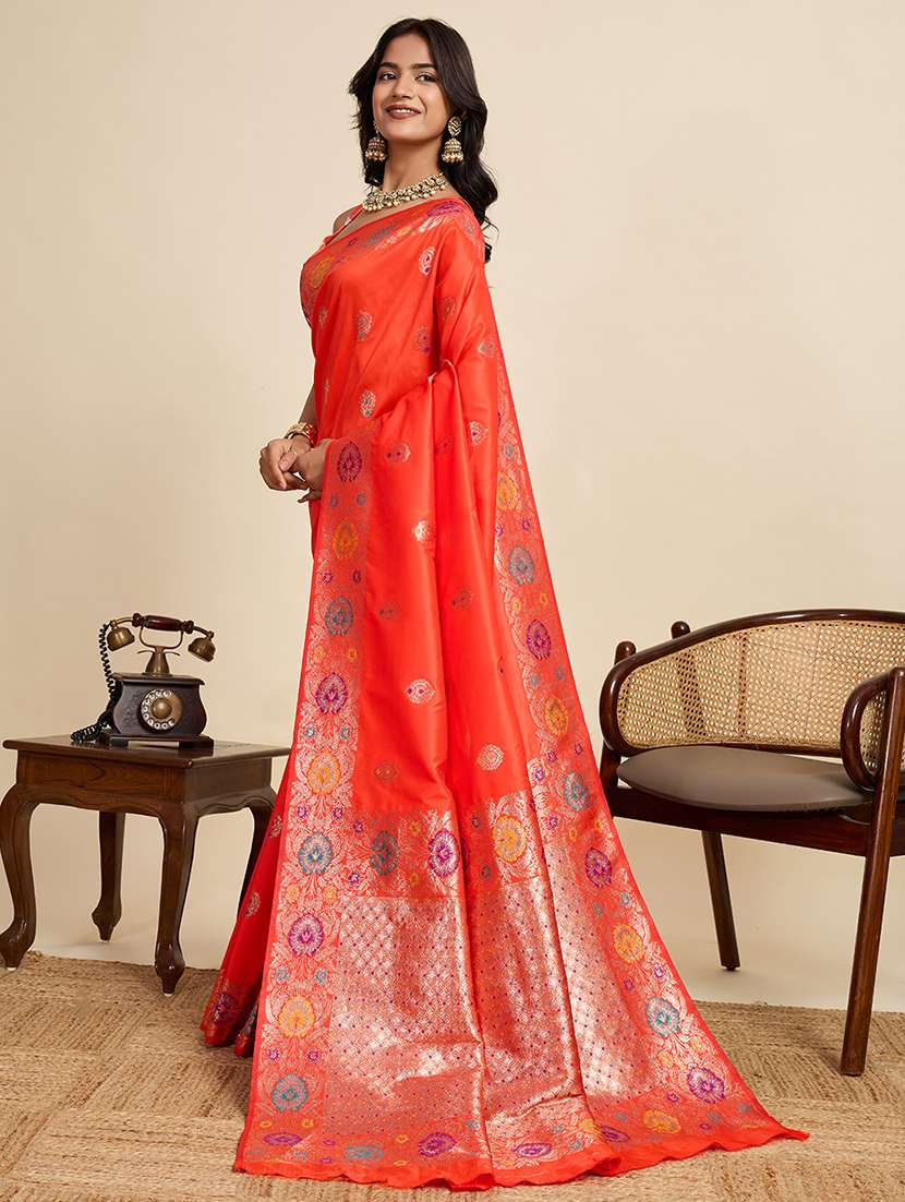 women self design banarasi saree with blouse - 22082207 - Standard Image - 2