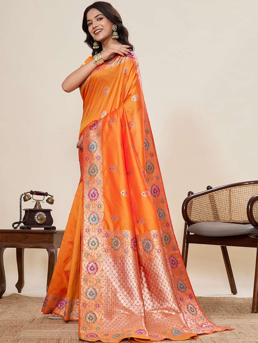women self design banarasi saree with blouse - 22082210 -  Standard Image - 2