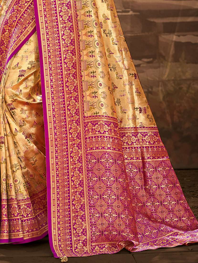 women self design dharmavaram saree with blouse - 22082237 -  Standard Image - 2