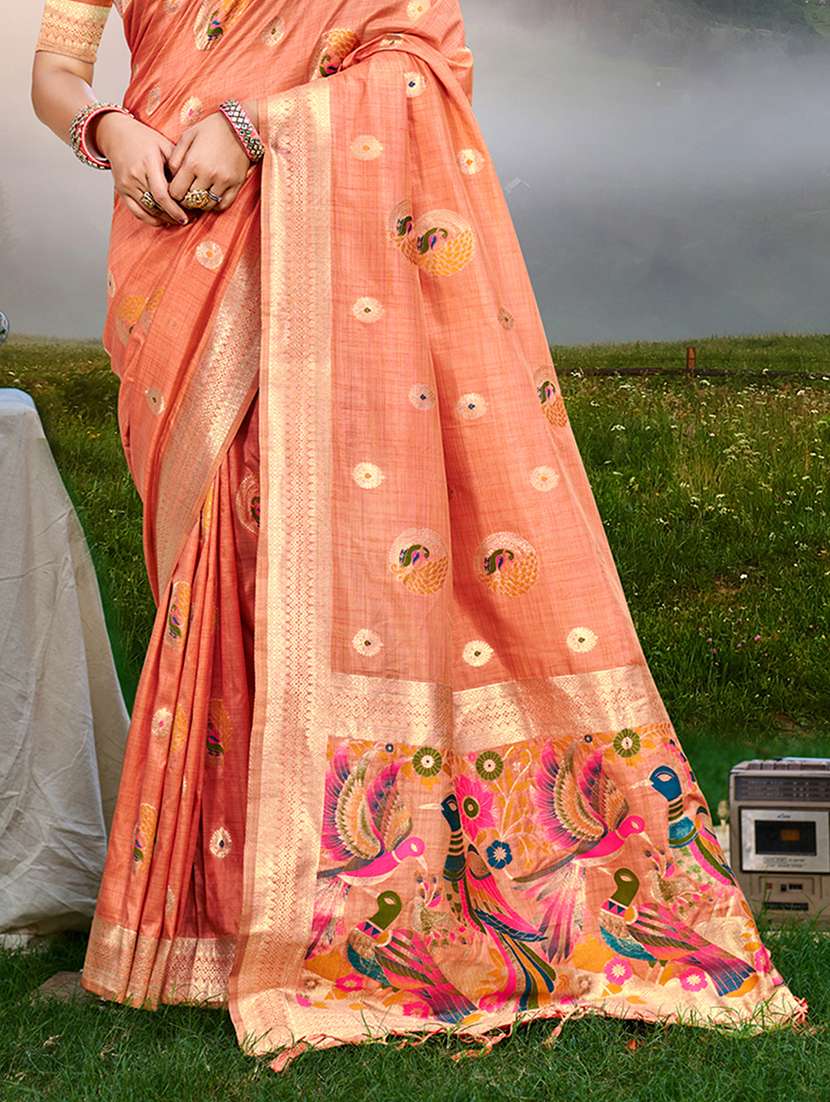 women self design assam silk saree with blouse - 22082262 -  Standard Image - 2
