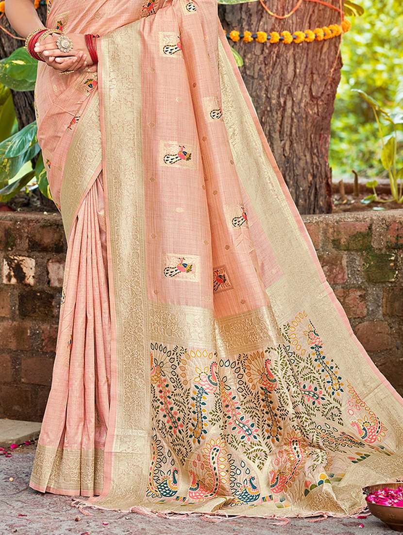 women self design assam silk saree with blouse - 22082266 -  Standard Image - 2