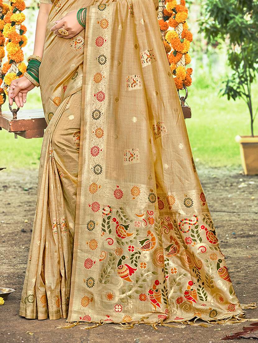women self design assam silk saree with blouse - 22082275 -  Standard Image - 2