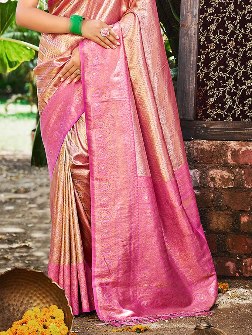 women self design kanjivaram saree with blouse - 22082279 -  Standard Image - 2