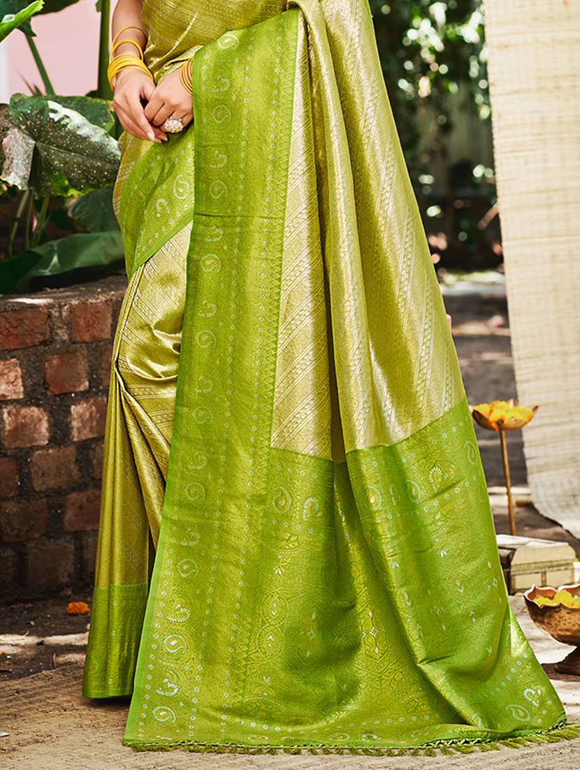 women self design kanjivaram saree with blouse - 22082281 -  Standard Image - 2