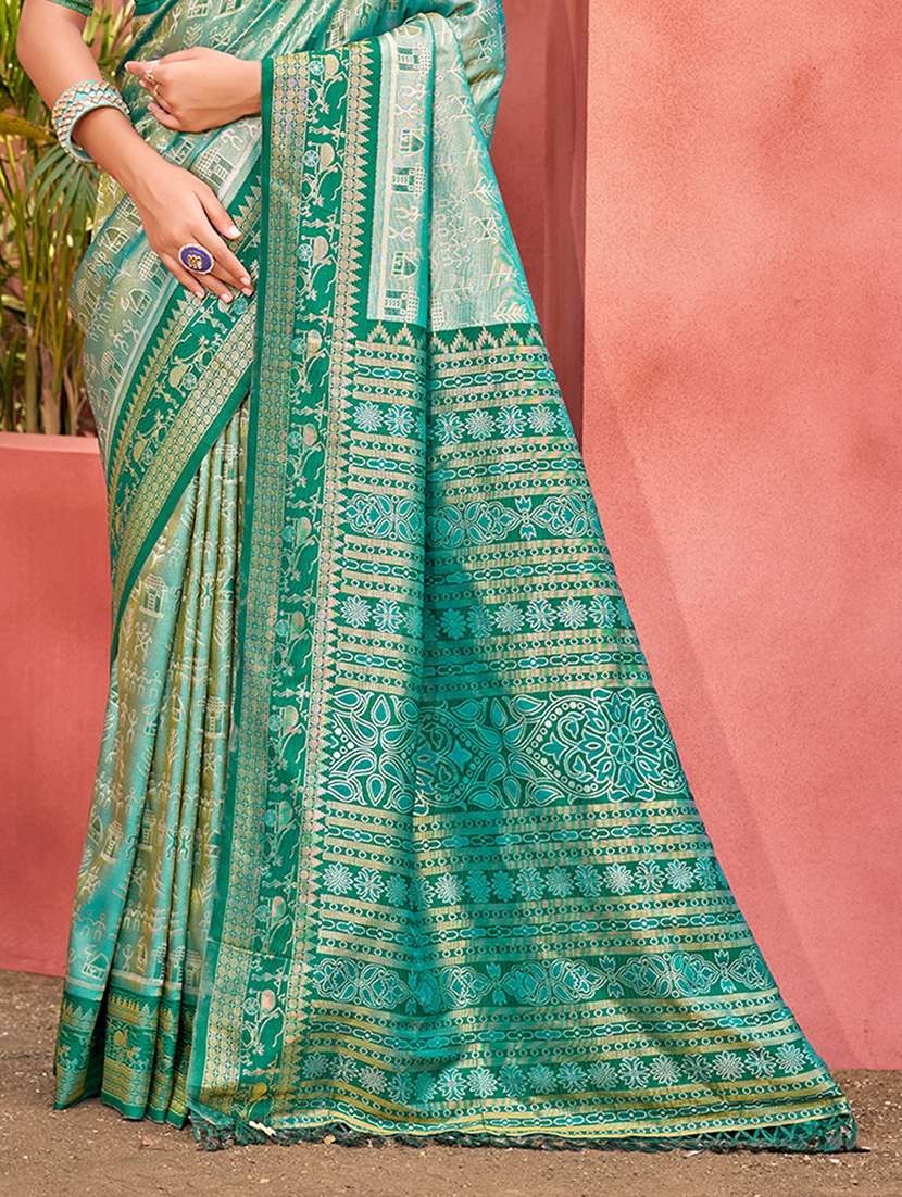 women self design kanjivaram saree with blouse - 22082284 -  Standard Image - 2