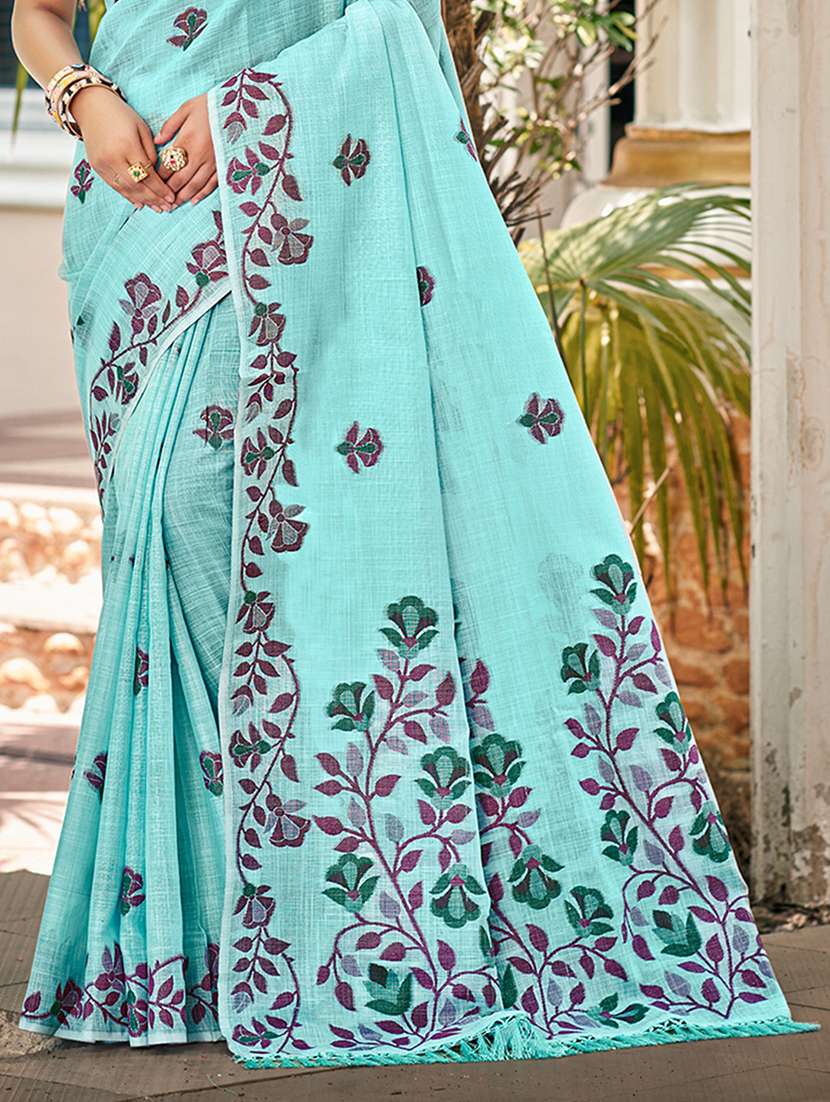 women self design handloom saree with blouse - 22082289 -  Standard Image - 2