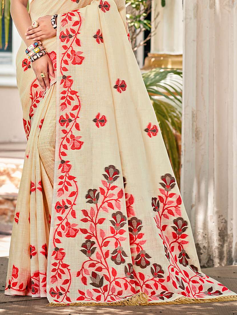 women self design handloom saree with blouse - 22082292 -  Standard Image - 2