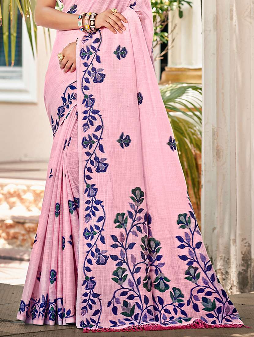 women self design handloom saree with blouse - 22082295 -  Standard Image - 2