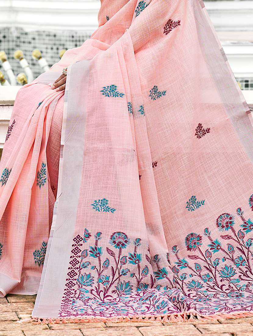 women self design handloom saree with blouse - 22082307 -  Standard Image - 2