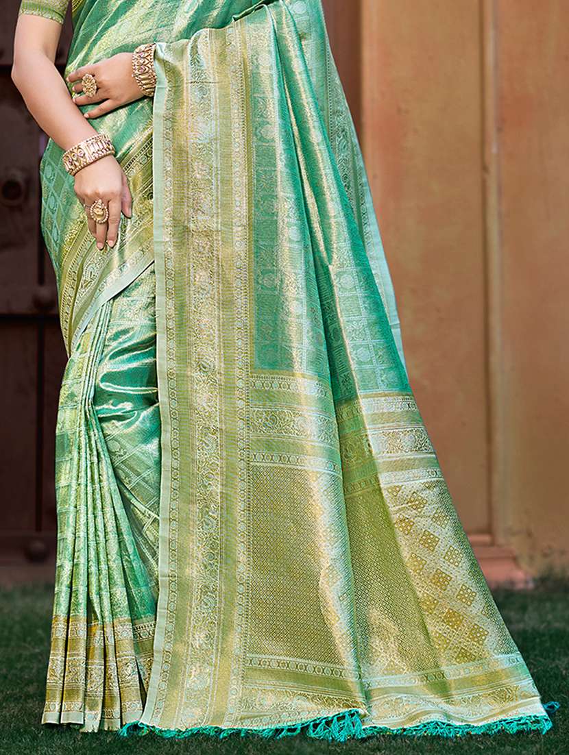 women self design kanjivaram saree with blouse - 22082312 -  Standard Image - 2
