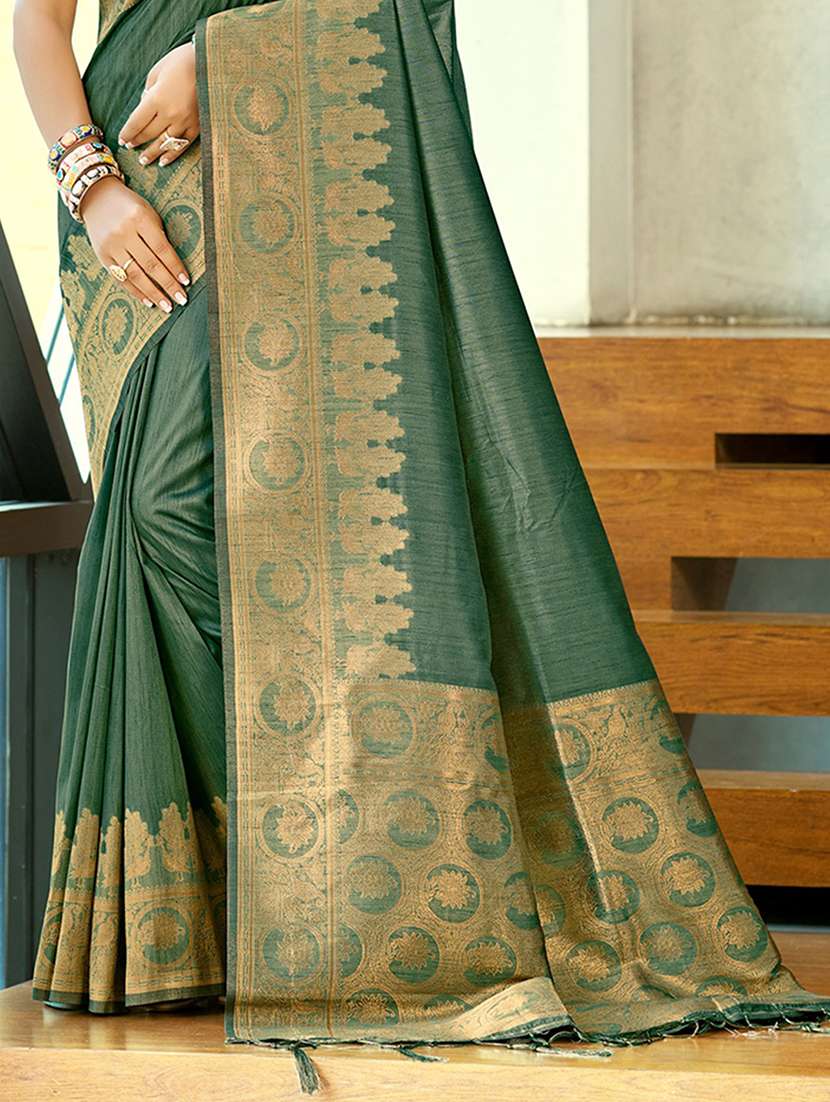 women self design kanjivaram saree with blouse - 22082322 -  Standard Image - 2