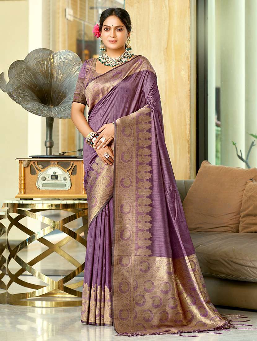 women self design kanjivaram saree with blouse - 22082323 -  Zoom Image - 0