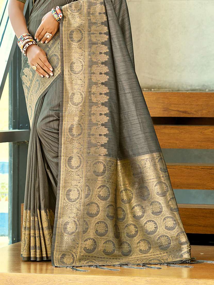 women self design kanjivaram saree with blouse - 22082324 - Standard Image - 2