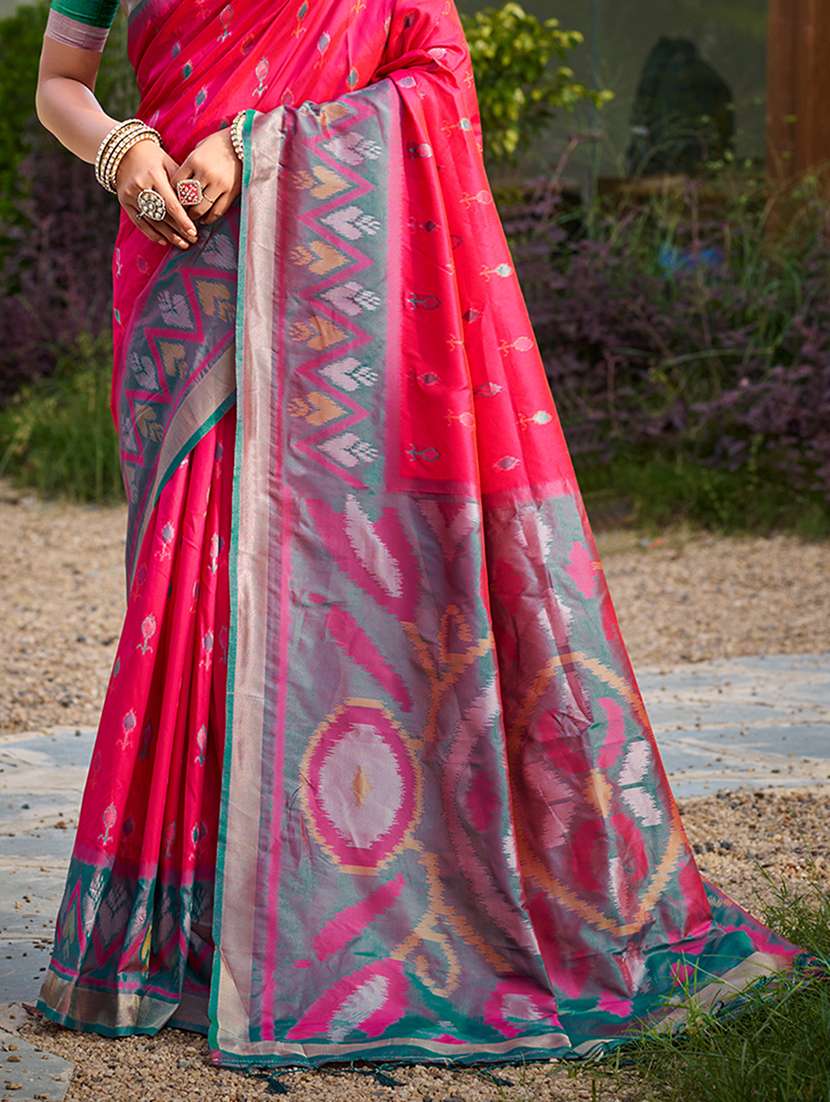 women self design kanjivaram saree with blouse - 22082353 -  Standard Image - 2