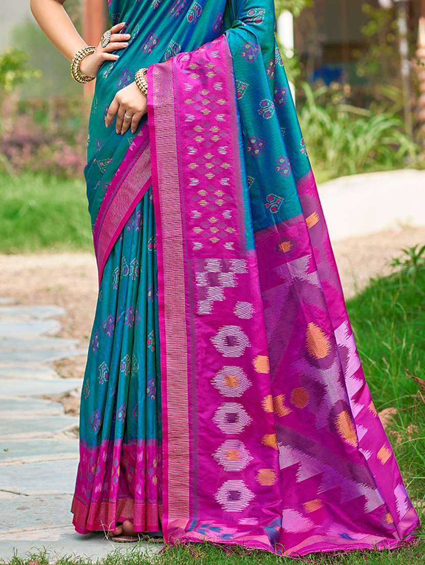 women self design kanjivaram saree with blouse - 22082362 -  Standard Image - 2