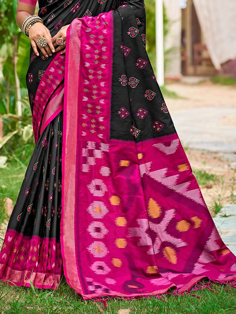 women self design kanjivaram saree with blouse - 22082367 -  Standard Image - 2