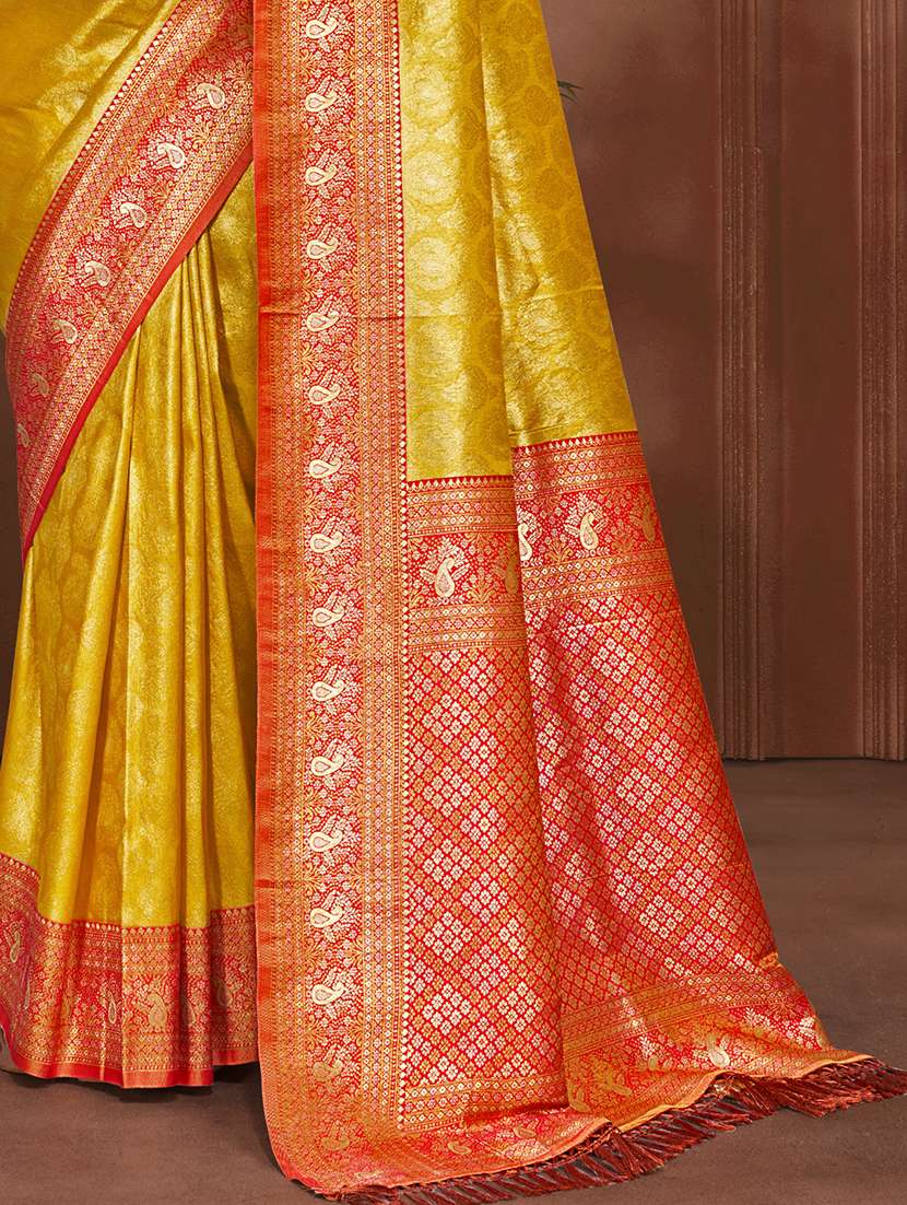 women self design kanjivaram saree with blouse - 22082393 - Standard Image - 2