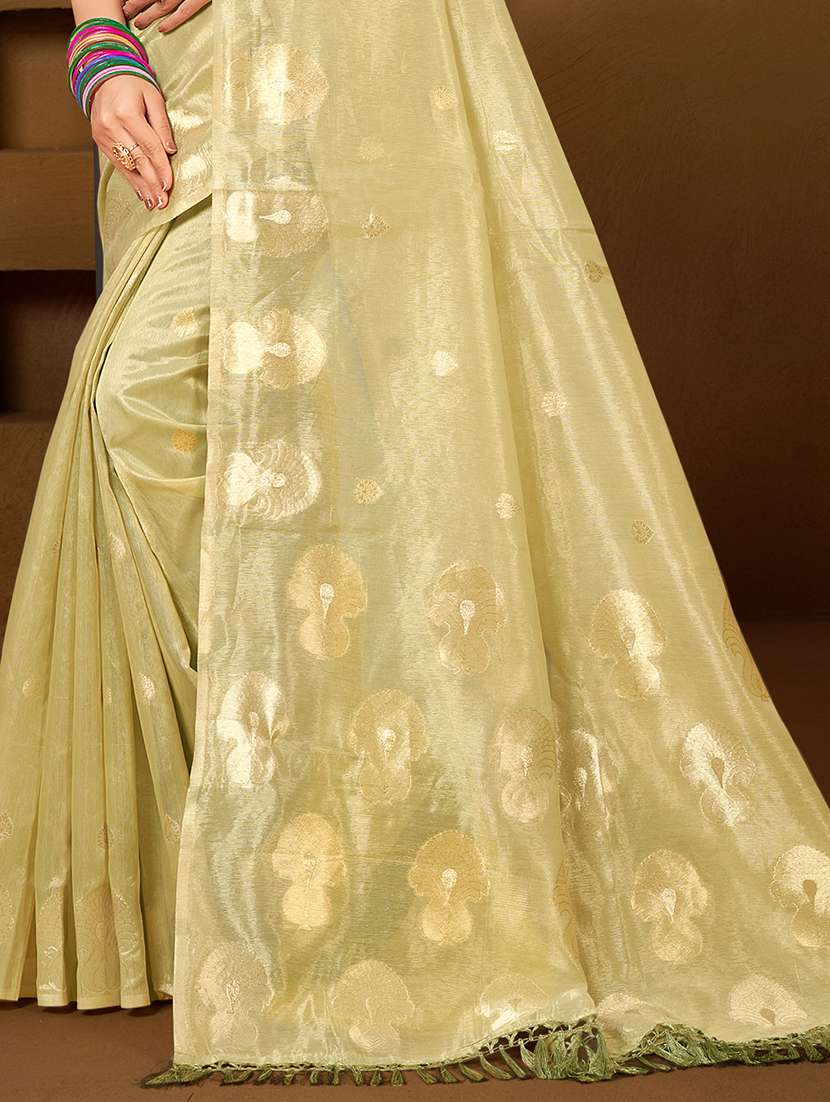 women self design chanderi saree with blouse - 22082411 -  Standard Image - 2