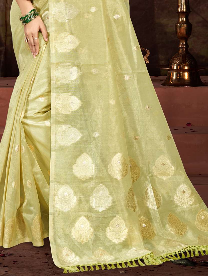 women self design chanderi saree with blouse - 22082417 - Standard Image - 2
