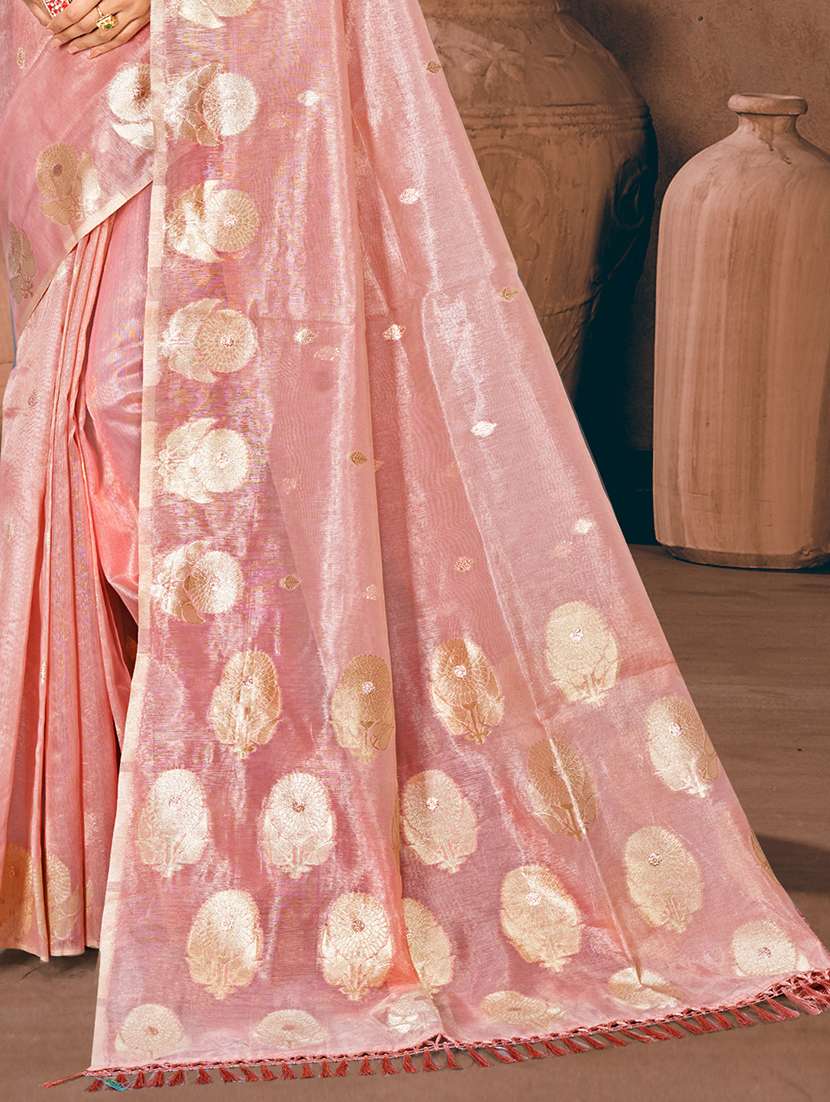 women self design chanderi saree with blouse - 22082421 - Standard Image - 2