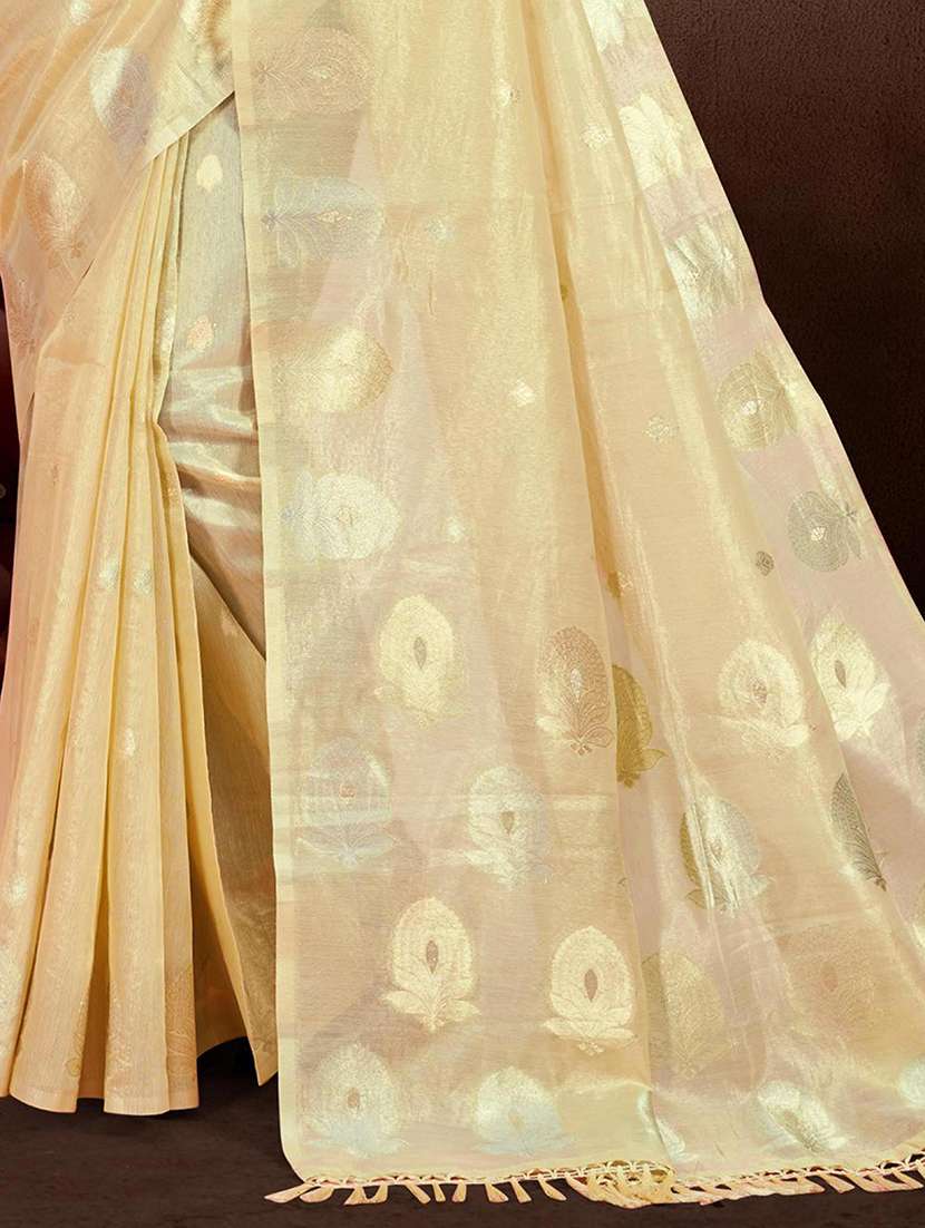 women self design chanderi saree with blouse - 22082425 - Standard Image - 2