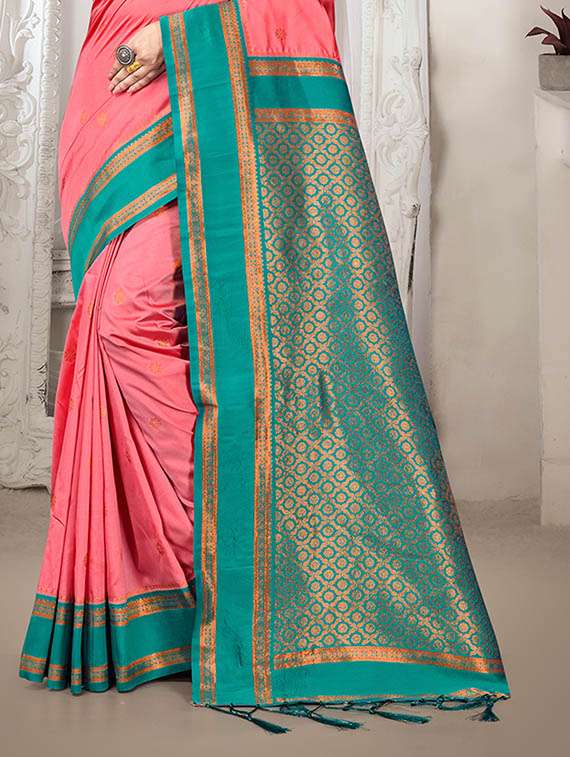 women self design banarasi saree with blouse - 22082437 -  Standard Image - 2