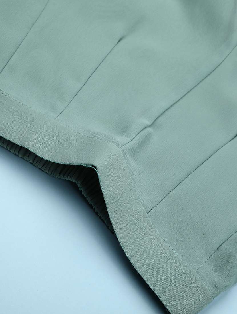 girls solid with work sleeveless kurta sharara set  - 22082957 -  Standard Image - 2