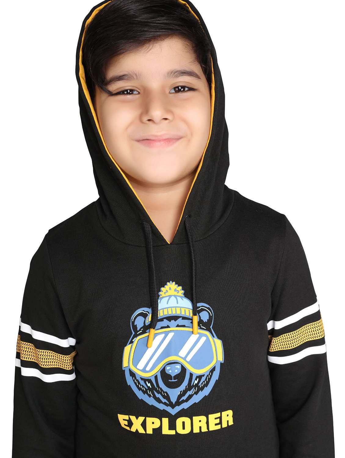 boys printed hooded full length set - 22083251 -  Standard Image - 2
