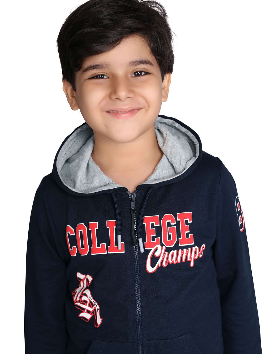 boys printed long sleeve hooded full length sets - 22083252 -  Standard Image - 2