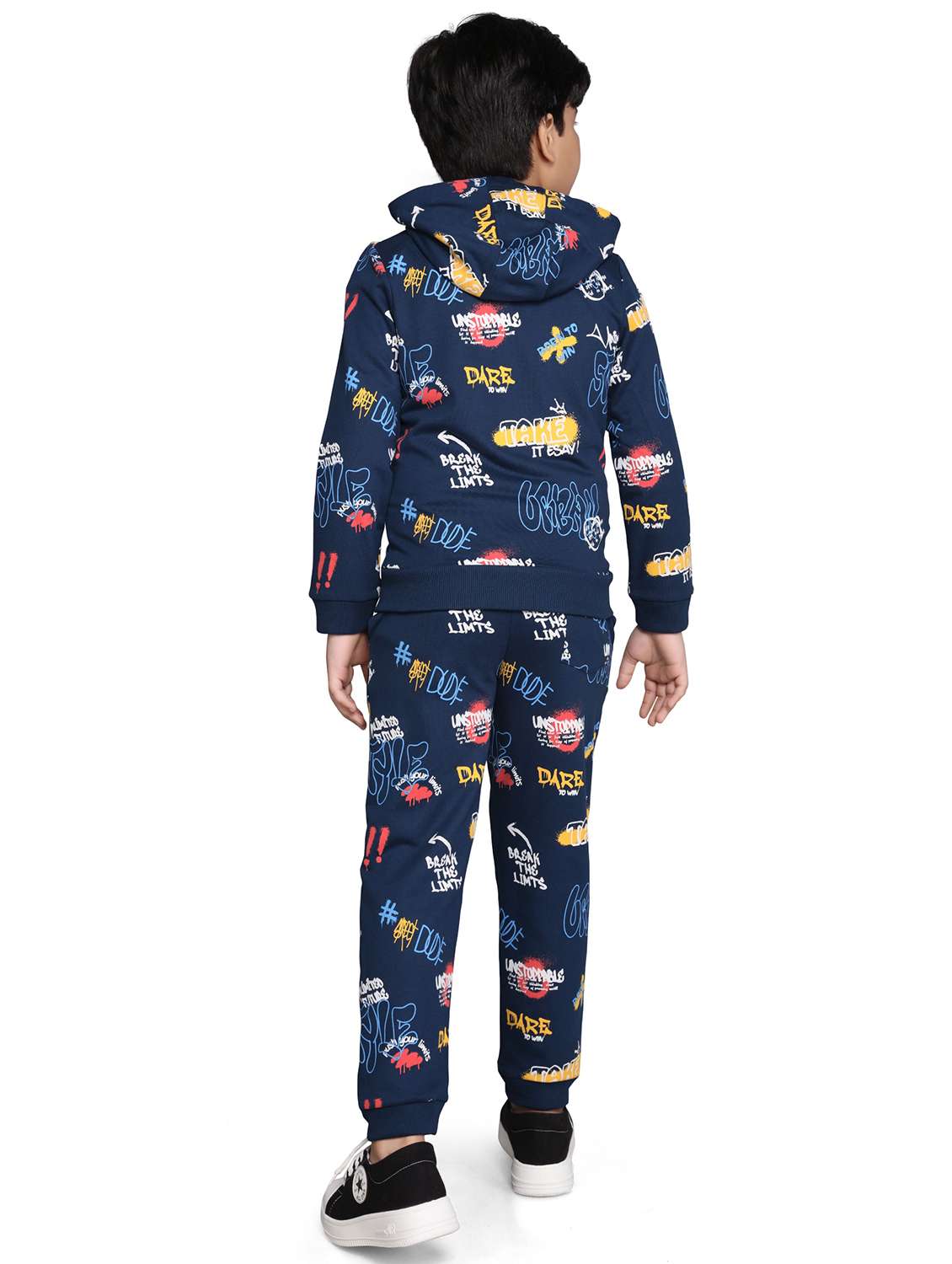 boys printed long sleeve hooded full length sets - 22083254 -  Standard Image - 2