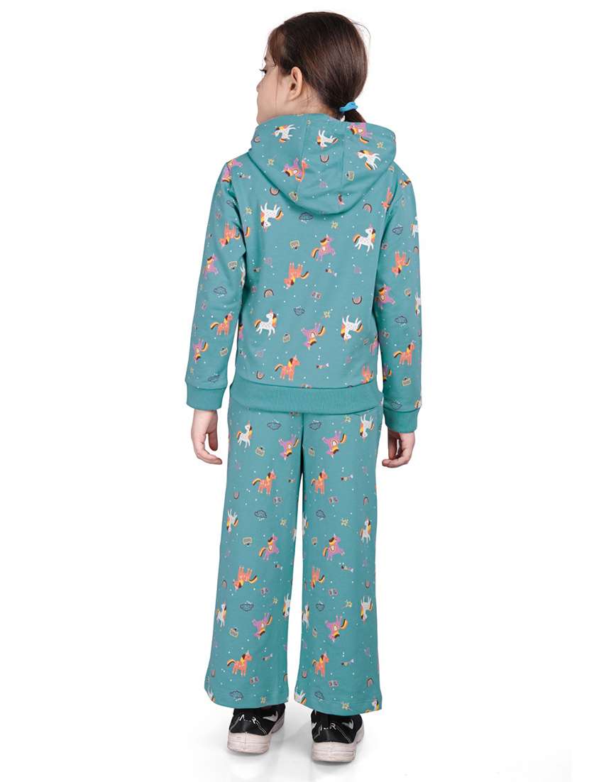 boys printed long sleeve hooded full length sets - 22083261 - Standard Image - 2