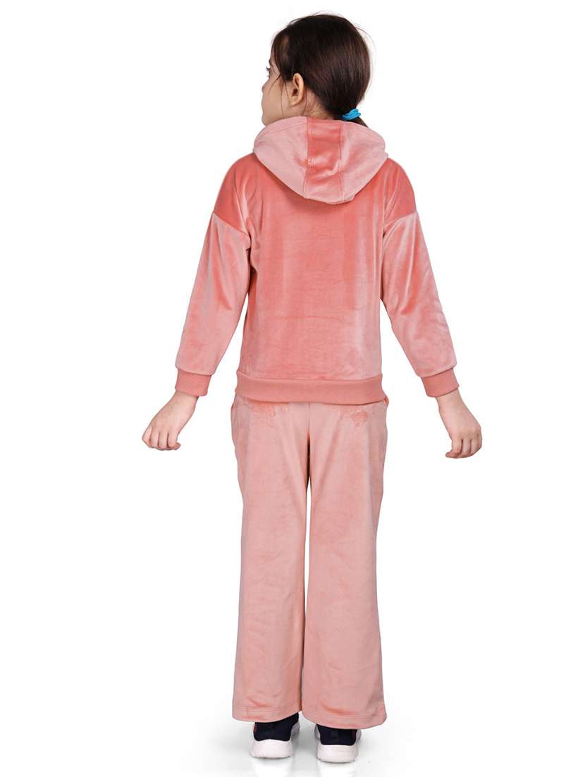 boys solid long sleeve hooded full length sets - 22083265 -  Standard Image - 2