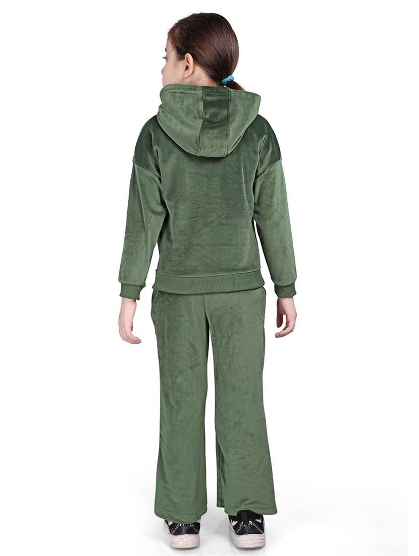 boys solid long sleeve hooded full length sets - 22083266 - Standard Image - 2