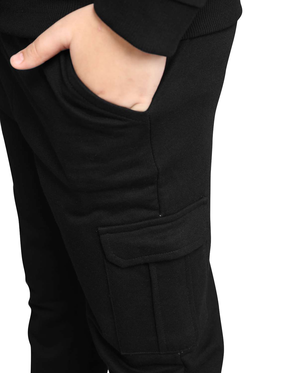 boys solid mid rise regular fit jogger - 22083272 - Standard Image - 2