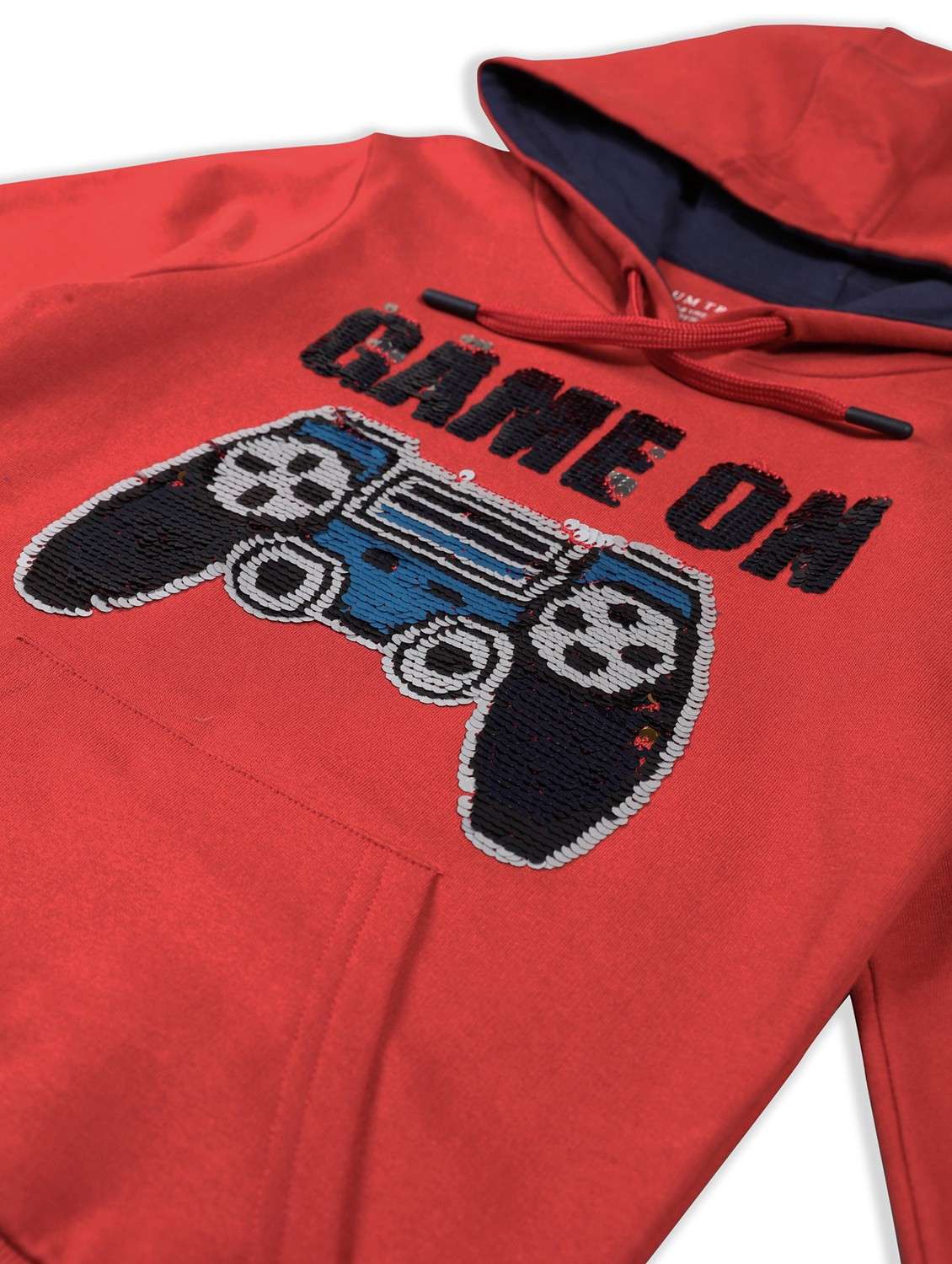 boys printed long sleeve hooded sweatshirt - 22083275 -  Standard Image - 2