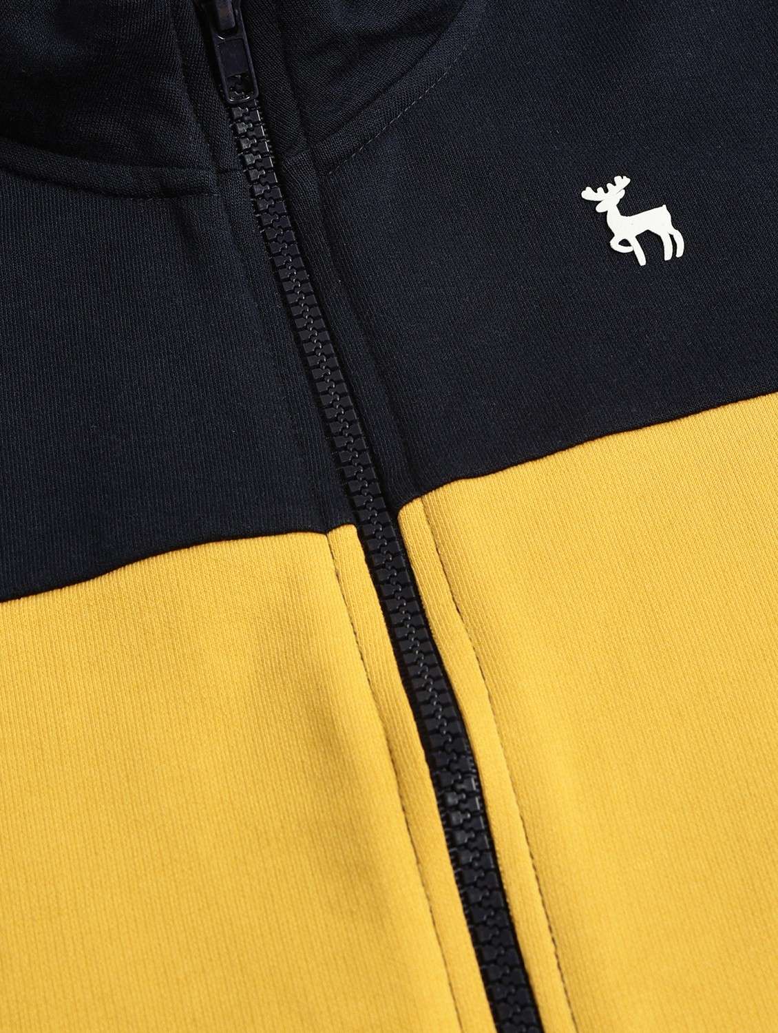 boys color blocked long sleeve stand collar sweatshirt - 22083283 - Standard Image - 2