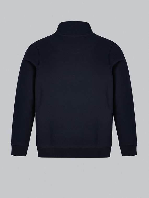 boys color blocked long sleeve stand collar sweatshirt - 22083283 -  Standard Image - 2