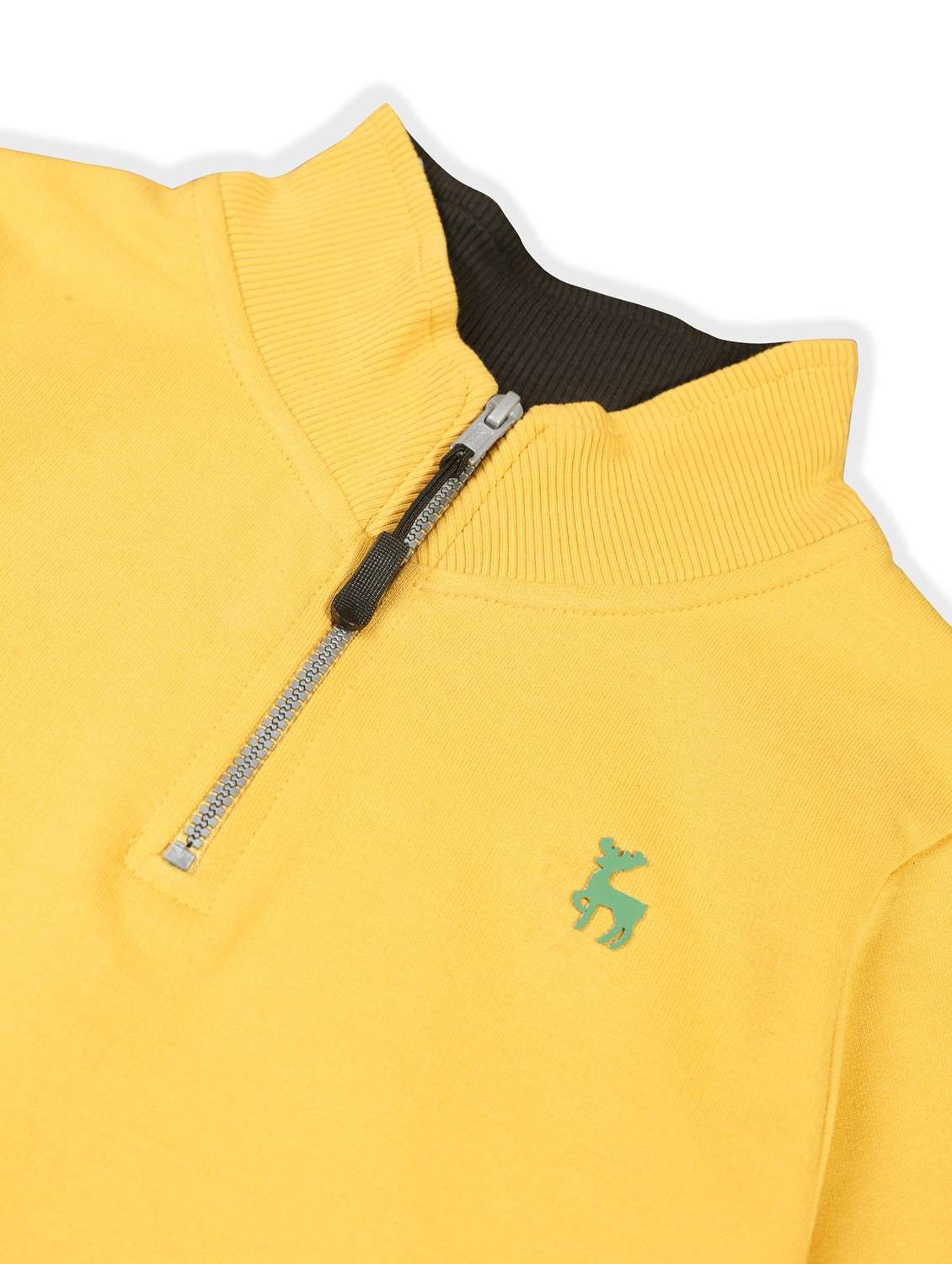 boys solid long sleeve stand collar sweatshirt - 22083284 -  Standard Image - 2