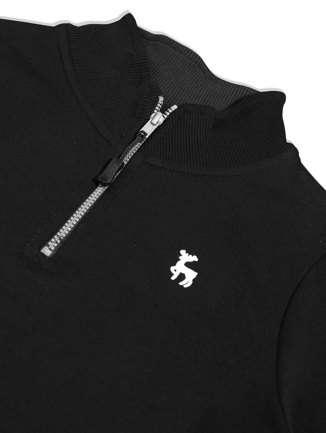 boys solid long sleeve stand collar sweatshirt - 22083285 -  Standard Image - 2