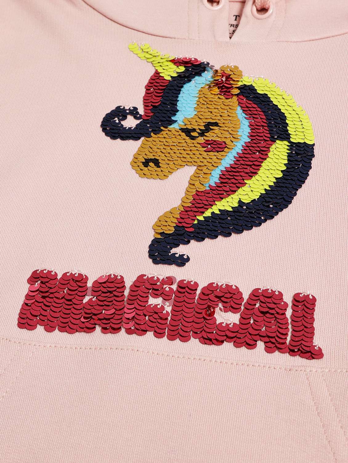 girls printed long sleeve hooded sweatshirt - 22083298 -  Standard Image - 2