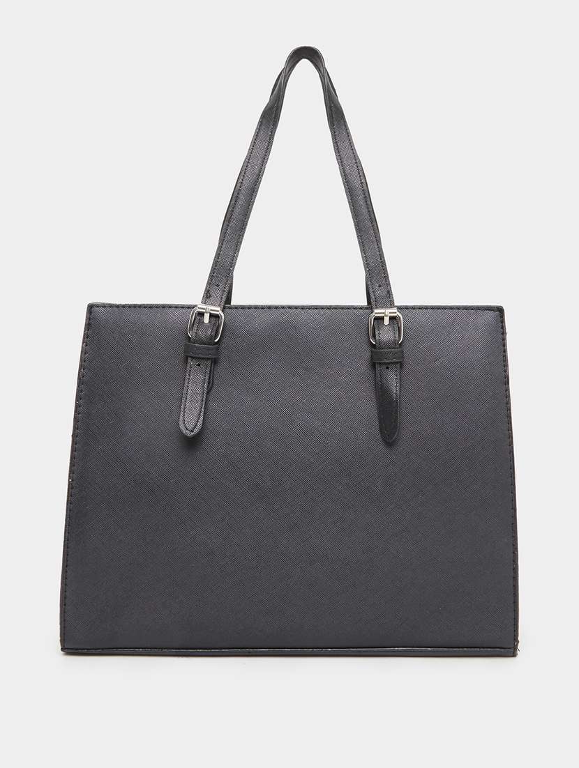women black solid handbag - 22083467 -  Zoom Image - 0