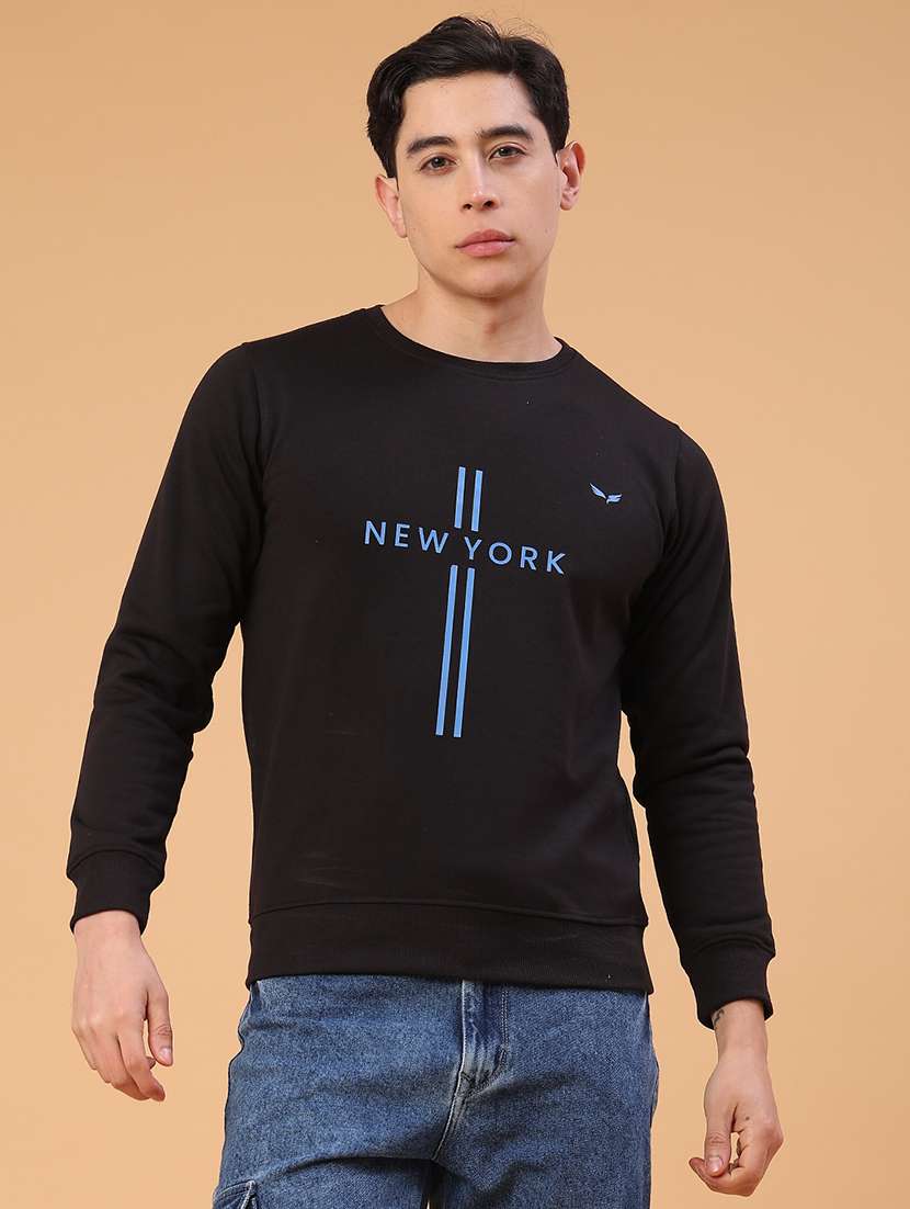 men printed long sleeve sweatshirt - 22083710 -  Standard Image - 2
