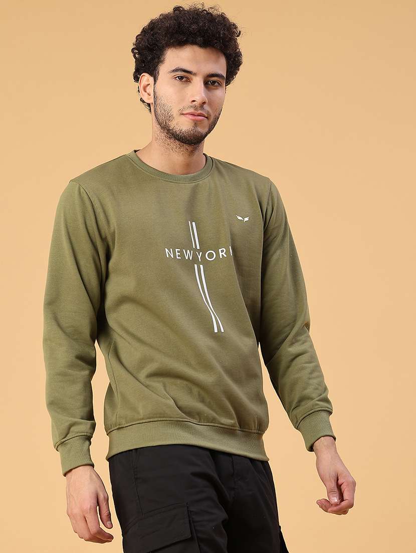 men printed long sleeve sweatshirt - 22083711 -  Standard Image - 2