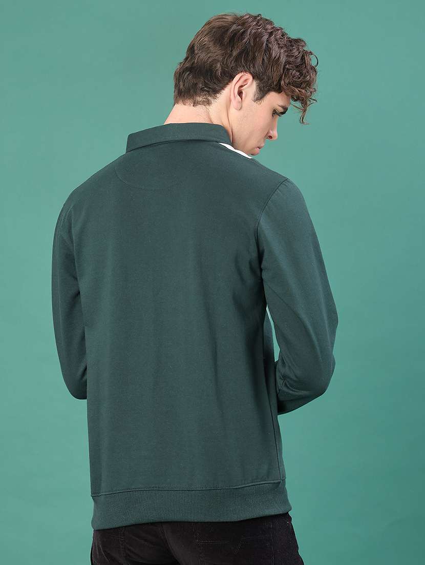 men color block long sleeve regular fit sweatshirt - 22083886 -  Standard Image - 2