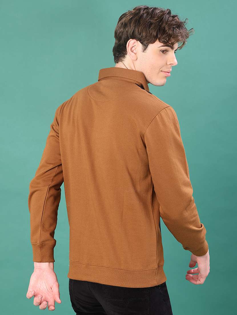 men color block long sleeve regular fit sweatshirt - 22083889 -  Standard Image - 2