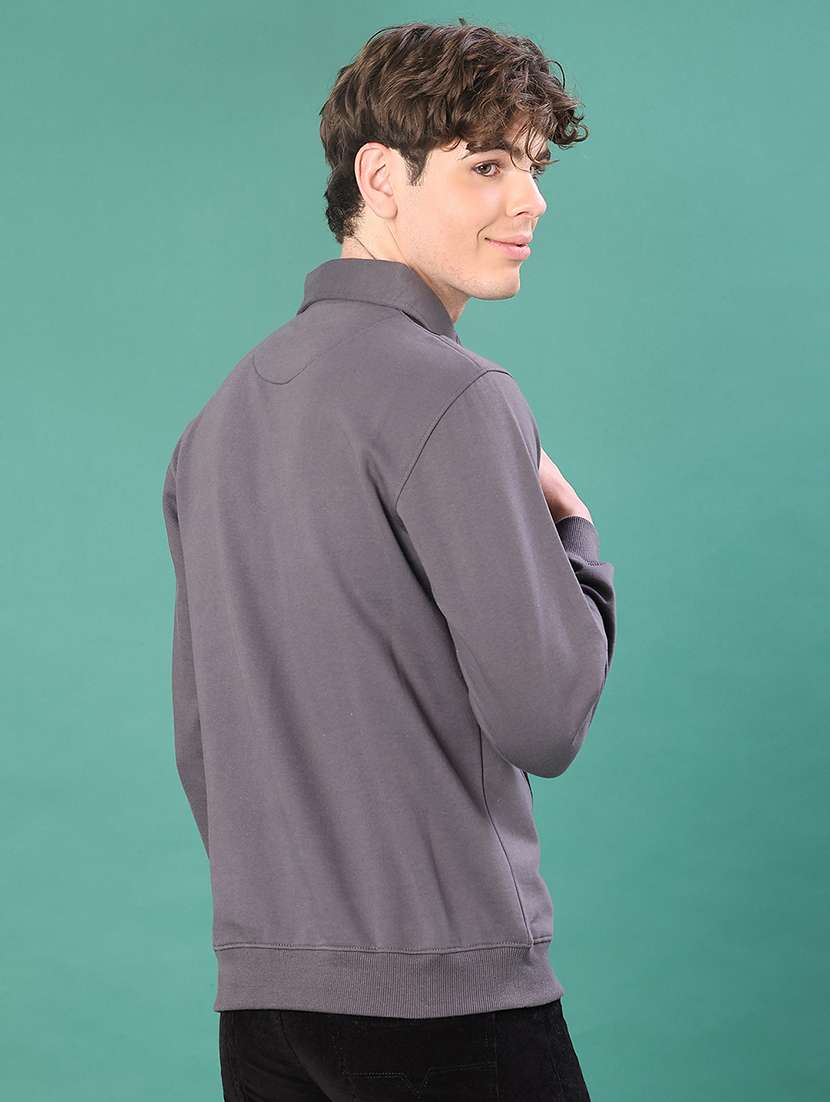 men color block long sleeve regular fit sweatshirt - 22083916 -  Standard Image - 2