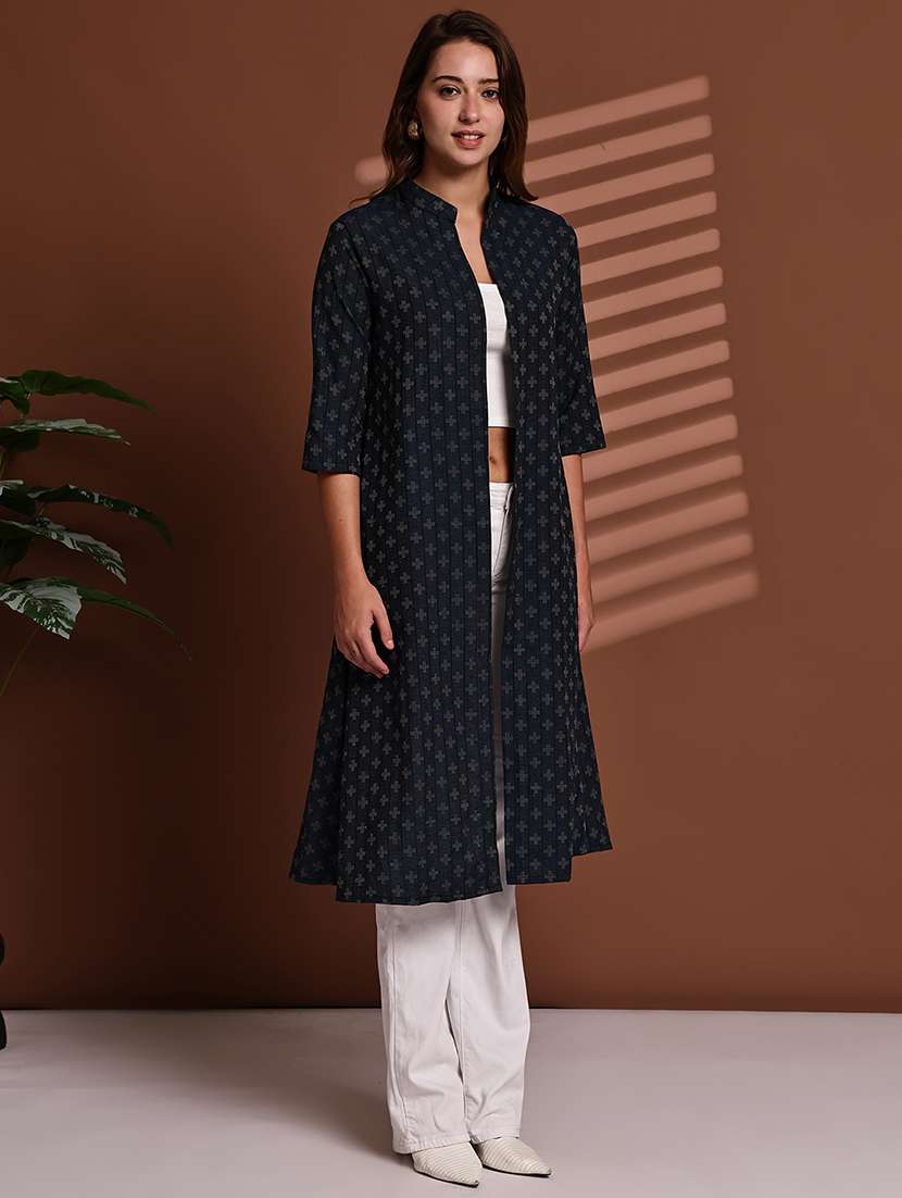 green cotton shrug - 22084523 - Standard Image - 2