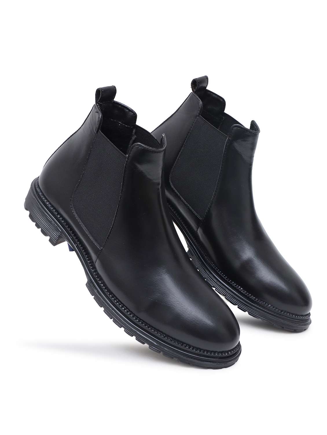 men black slip on boot - 22084551 - Standard Image - 2