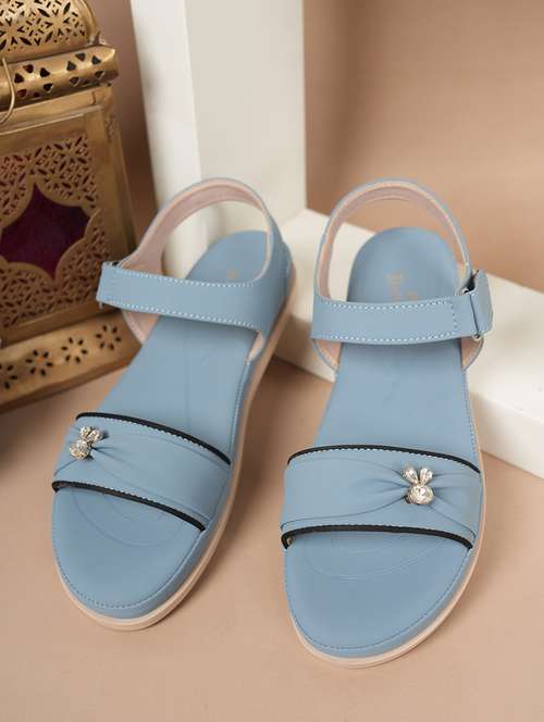 women solid back strap wedge - 22084614 - Standard Image - 0
